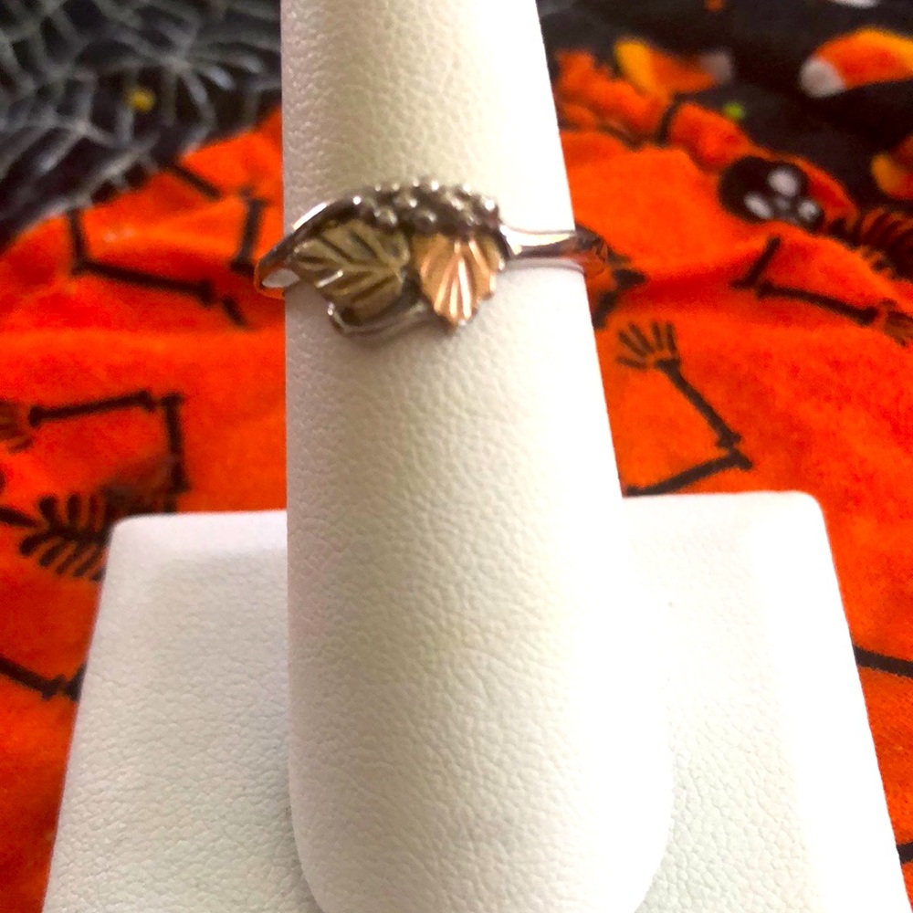 Black hills gold and silver rings 2